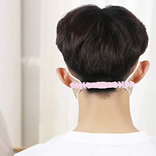 NUOBESTY 20 peças de extensão de gancho de alça de orelha anti aperto, protetor de orelha, gancho de