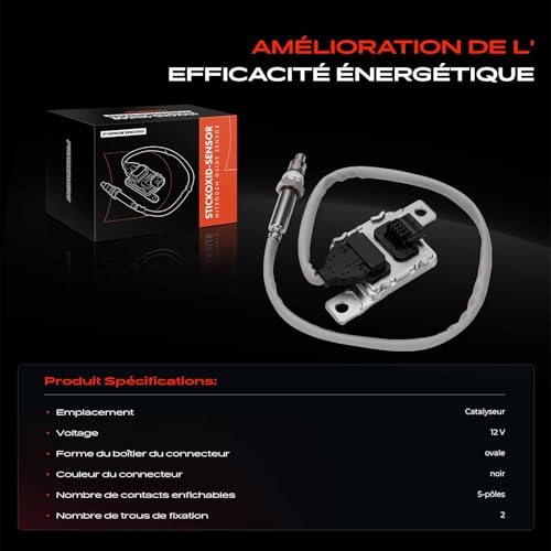 Capteur NOX 5-Pôles Frankberg compatible Caddy Alltrack 04L907805BE