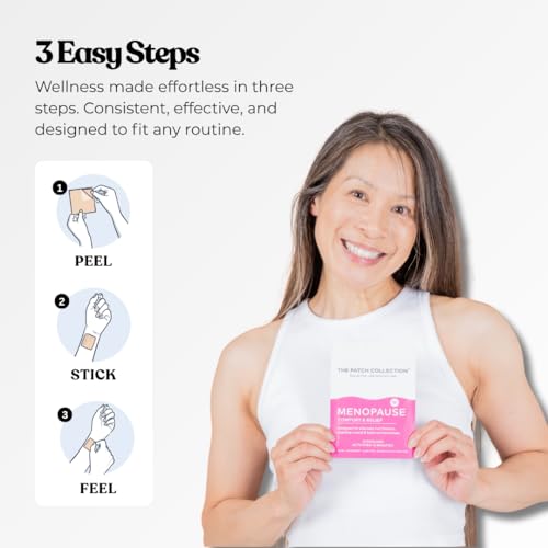 The Patch Collection® - Ultimate Menopause Support Patch For Women | Hot Flushes, Night Sweats, Fatigue, Mood, Sleep | 100% Natural & Vegan, Latex Free (Pack Of 15) - 7