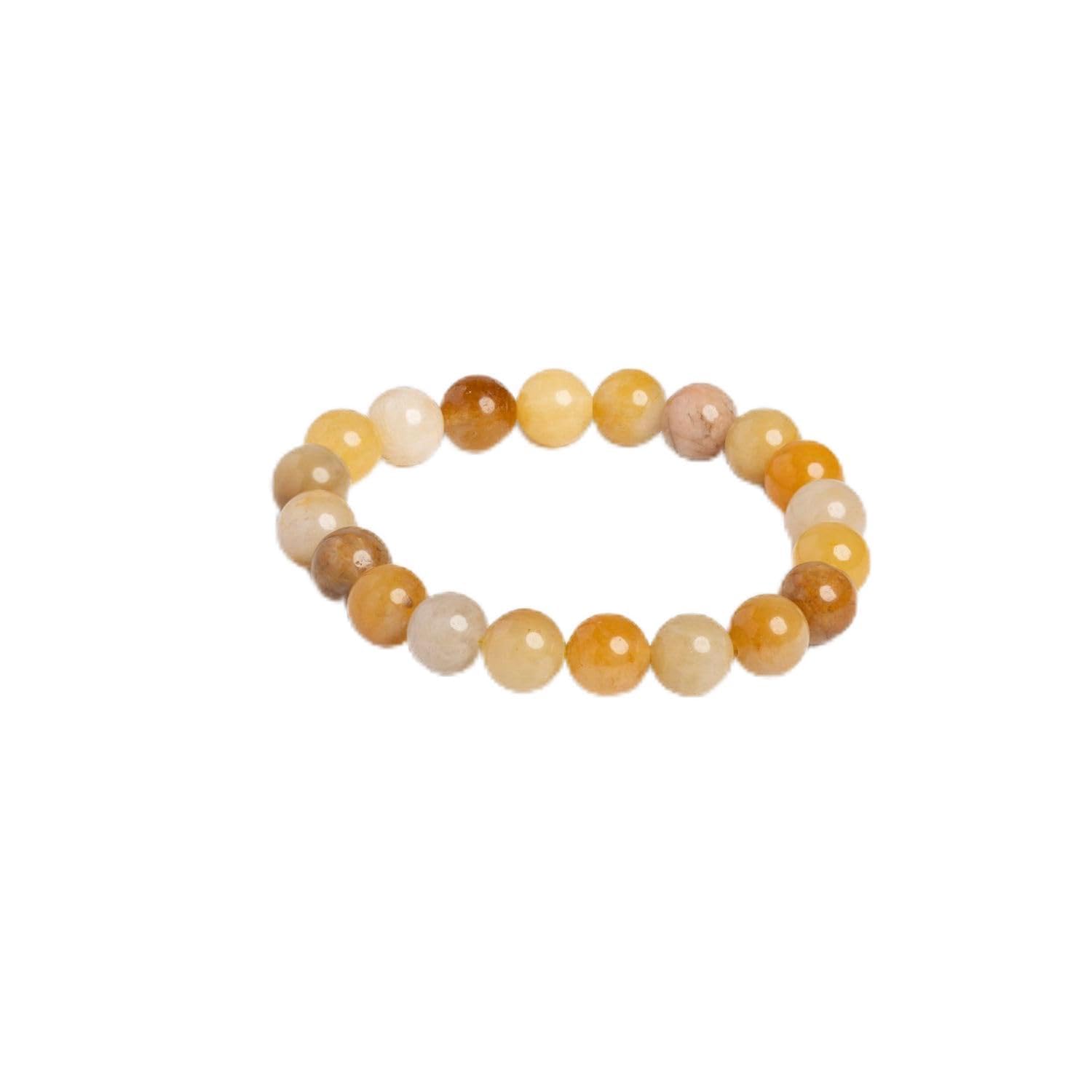 look and adorn - handmade with love LOOK AND ADORN Beaded Yellow Natural Aventurine Bracelet for Unisex, 6.5 Inches-picture-17