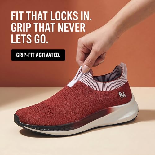 Image of Neeman's Grip Fit Slip Ons for Men | Casual Shoes for Men | Lightweight & Comfortable | Trendy Stylish EVA Sole Shoes | Flexible, Breathable Walking Shoes for Men