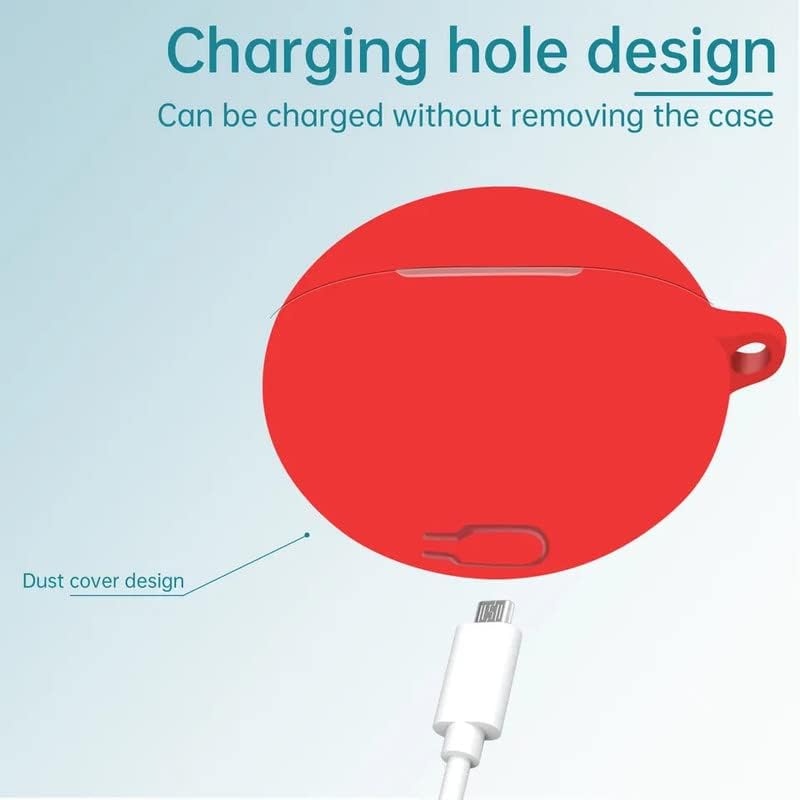 Image of LULLABY Silicone Case Cover Compatible with Oppo Enco Buds 2 / Enco Air 2i case Cover 2022 -White