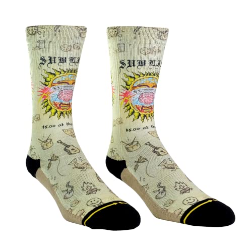 MERGE4 Sublime Mind Blown Crew Socks for Men and Women Quality Durable Socks with Moisture Wicking Soles2