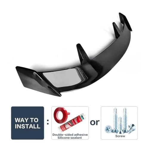 Becquet de toit ABS pour VW Scirocco 2009-2017 style TE carbone - 7
