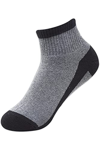 BALENZIA Men's Cushioned Ankle Length Sports/Gym Socks|Made With Cotton & Spandex- Pack Of 3|Thick/Terry/Towel High Ankle Socks For Men - Image 6