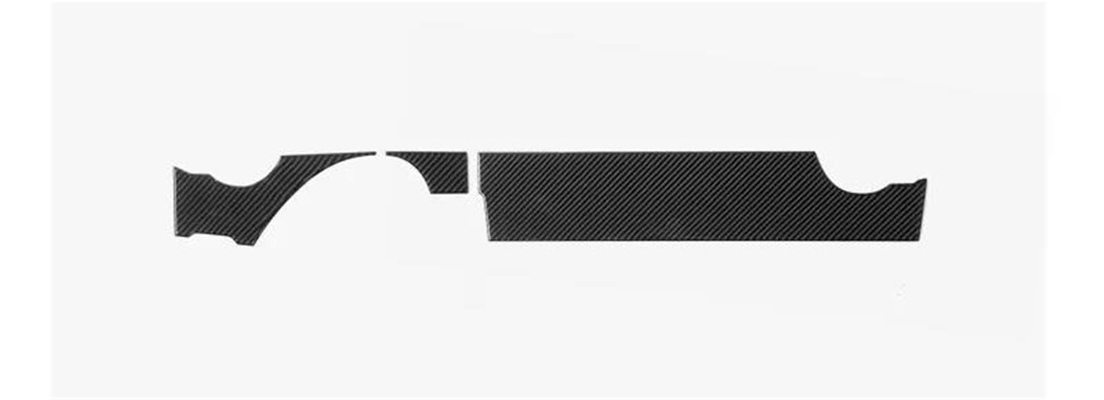 Carbon Fiber for Subaru for BRZ 2021- Dashboard Panel Trim Strip Instrument Sticker Tuning Interior Decal Trim(Carbon Black LHD)