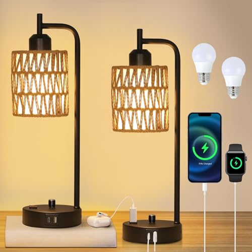 Lámparas de mesa y mesilla de noche marca KUAEAY