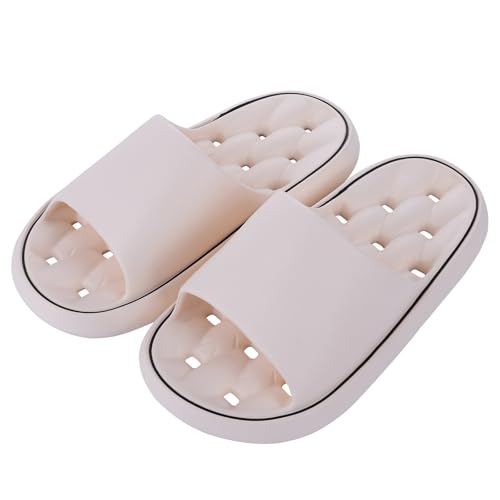 Quick Drying Shower Shoes Men Lightweight Shower Slippers with Drain Hole Soft Women Bathroom Slippers for Gym, Spa, Pool Anti-Slip Shower Shors Home Bathing Slipper Sandals2