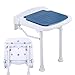ZGYYDS Duschstuhl Badehocker Klapphocker für Senioren/HöHenverstellba Duschhocker aus Alu und Kunststoff/Duschhilfe Duschsitz mit Anti Rutsch Füße||Tragbar Kinder Farbe Bad Hocker, 300kg Tragkraft