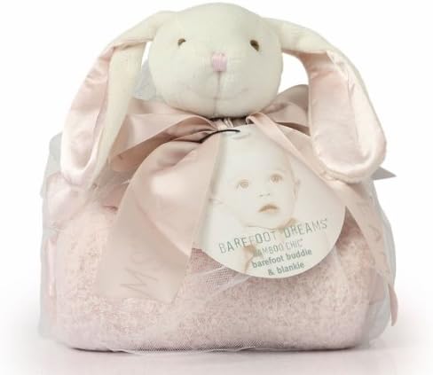 cozychic barefoot buddie - pink- bunny 15x 17 - Image 3