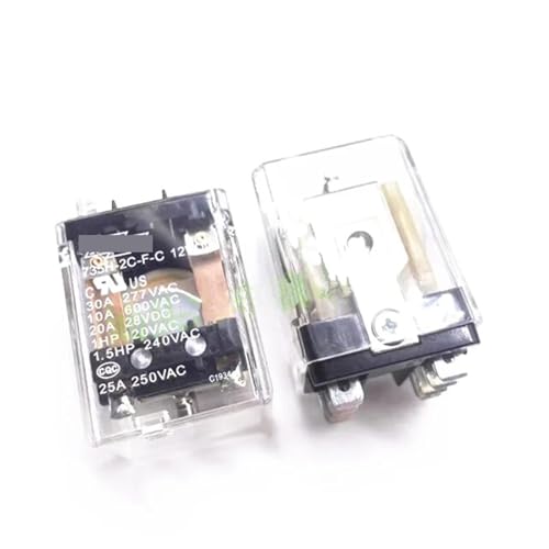 Relais 8 broches 735H-2C-FC évite la surchauffe du circuit électrique 12V 30A