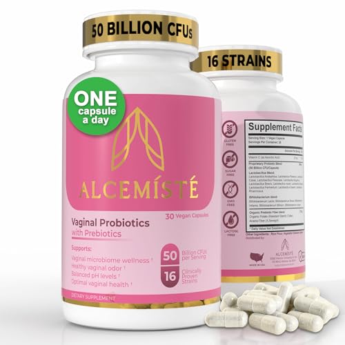 Vaginal Probiotics for Women pH Balance with Prebiotics + Lactobacillus ...