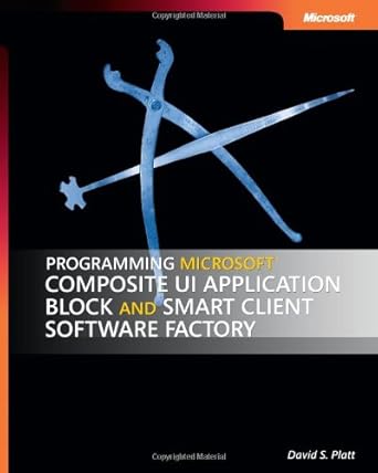Amazon.com: Programming Microsoft® Composite UI Application Block and ...