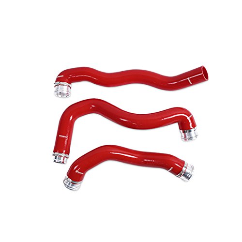 Mishimoto MMHOSE-F2D-08RD Silicone Radiator Hose Kit Compatible With Ford 6.4 Powerstroke 2008-2010 Red