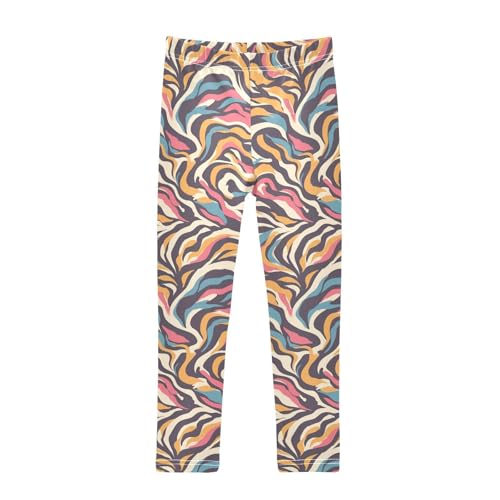 Tigers Animal Animal Print Kids Baby Girls Active Leggings Casual High Waisted Sweatpants Exercise