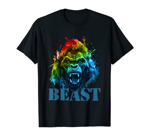 Gorilla Beast | Boxeo MMA Fighter | Entrenamiento de gimnasio motivación Camiseta