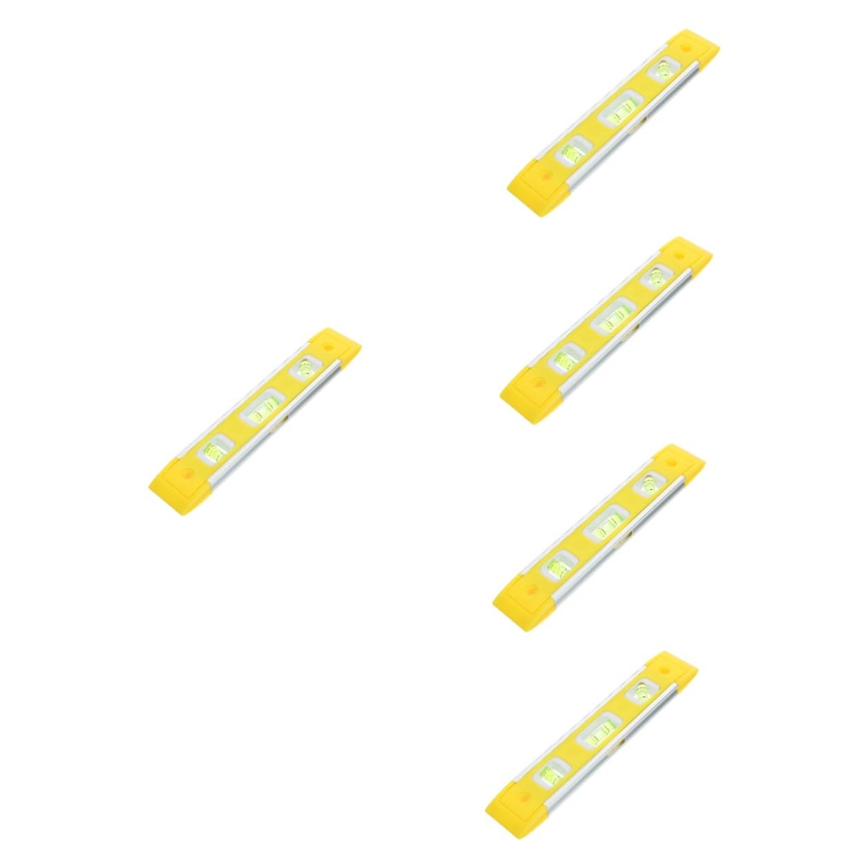 jojofuny 5piezas Mini Magnético De Nivelador De Precisión Para Medición Horizontal y Vertical Herramienta Para y Proyectos De Construcción
