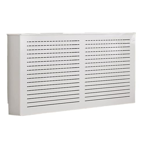 Cubreradiadores Blancos Modernos Cubre Radiadores con Rejilla Fácil Instalación Gran Capacidad de Carga Estructura de Caja y Espiga Balda Radiador Buena Ventilación(120x15x80cm)