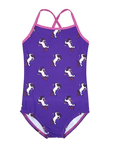 Leveret Kids Baby Boys Girls One Piece Swimsuit UPF 50+ Unicorn Size 3 Toddler