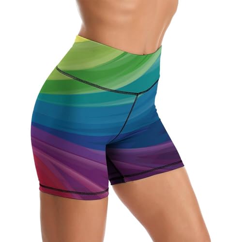 Short de sport femme taille haute pour gym et entraînement