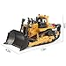 1/50 Scale Diecast Metal Dozer Toy, Metal Bulldozer Front Loader Toy Truck for Boys Kids (Dozer)