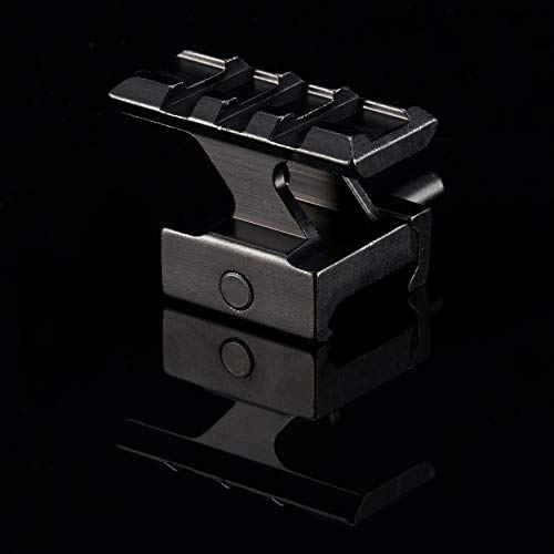 Pinty 3 Slot Scope Riser Mounts for Picatinny & Weaver Based Optics, Set of 2