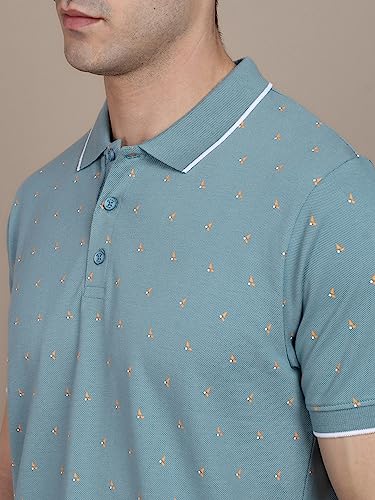 Image of Dennis Lingo Printed Polo Tshirt for Men