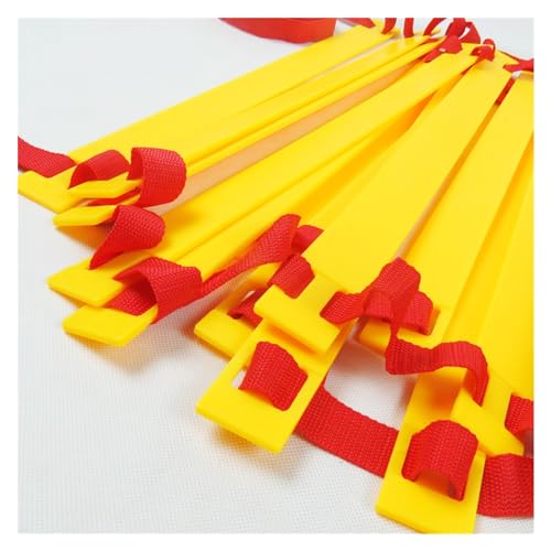 EHEIN Entrenamiento ágil de Velocidad Ligera, espaciado Ajustable, Pista portátil, Entrenamiento de pies de Boxeo de fútbol (Size : 6m/19.7ft)