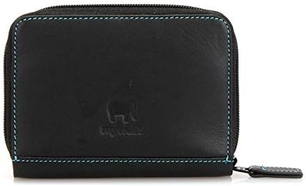 mywalit Leather Zipper Credit Card Holder | Fan Design | 9 Card Slots & Note Sections | Black Pace | Stylish & Compact Accessory for Men & Women | Perfect for Everyday Use - Image 5