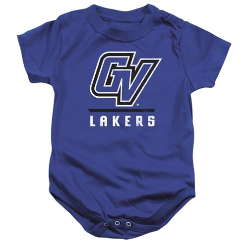 GVSU Grand Valley State University Official Gvsu Lakers Logo Unisex Infant Snap Suit for Baby,Royal Blue, 12 Months