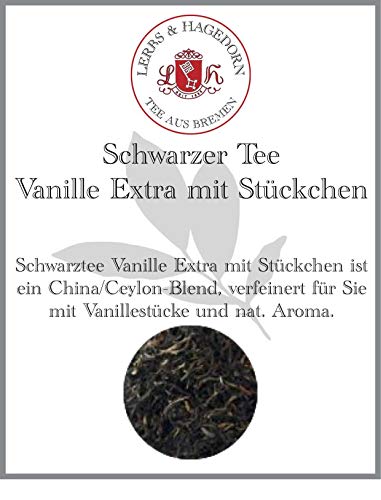 Schwarz-Tee Vanille Extra mit Stückchen 250g Cover