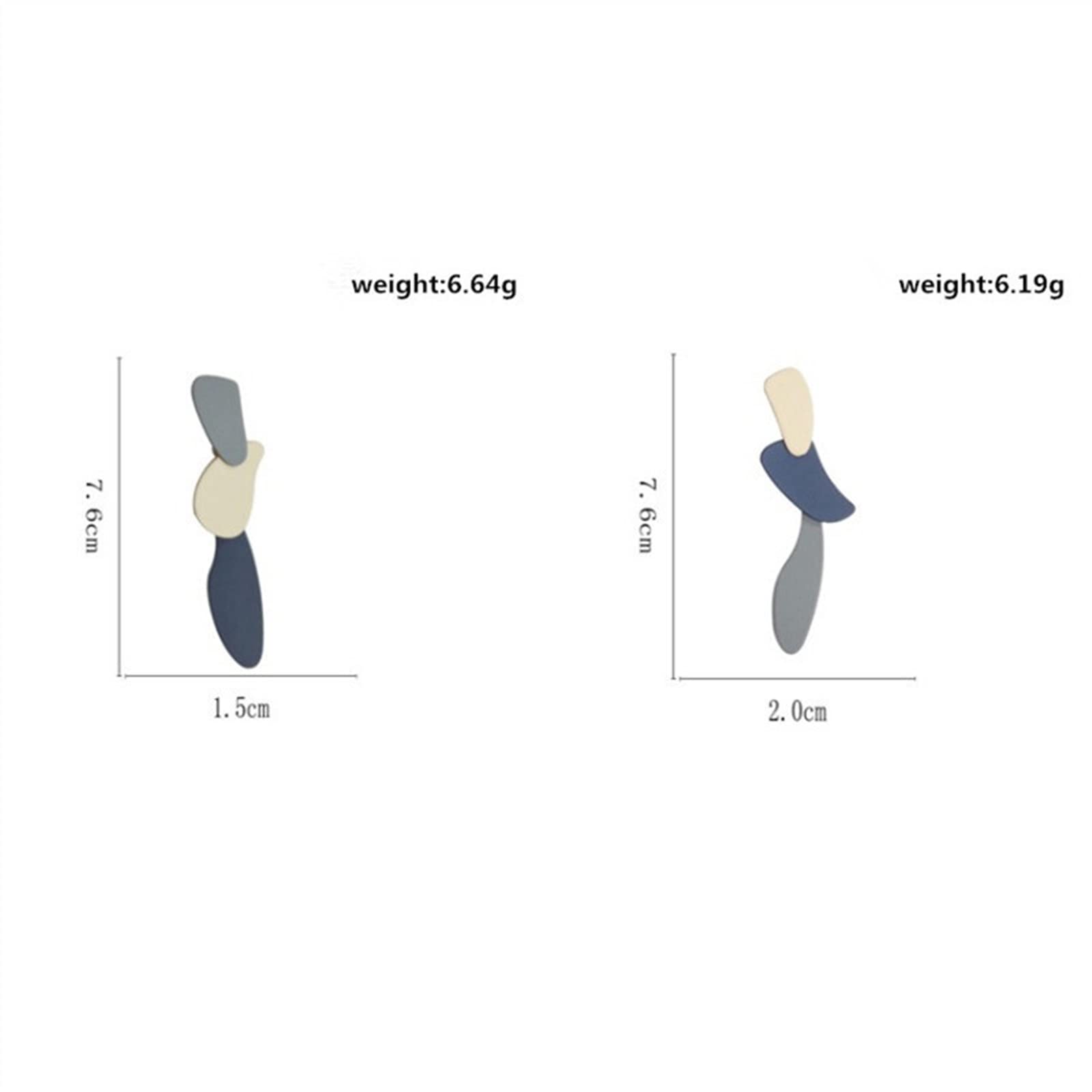 WXKAGF Orecchini di Forma Geometrica Irregolare di Moda di Gioielli di Moda per Gioielli da Donna, Signora, Ragazze Orecchini di Fascia Alta
