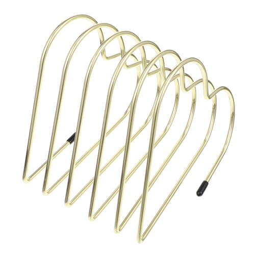 DOITOOL Bookend for Desktop Iron Book Rack Novelty Bookend Book Organizer Holder Tabletop Storage