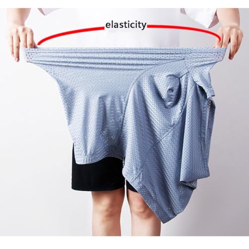 Boxer homme grande taille soie pack de 4 caleçons extensibles confort - 3