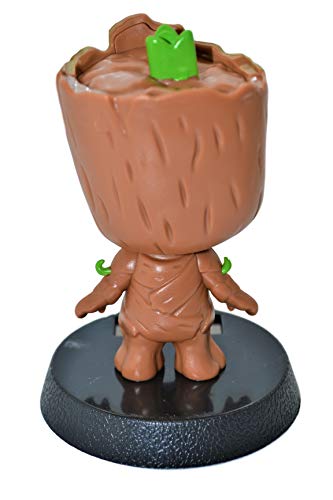 Groot Solar Powered Pvc Bobblehead Car Home Office Ultra Detail Doll #TOP2
