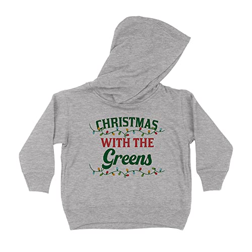 Christmas with The Greens Kids Hoodie Sweatshirt Toddler 4T Heather Grey