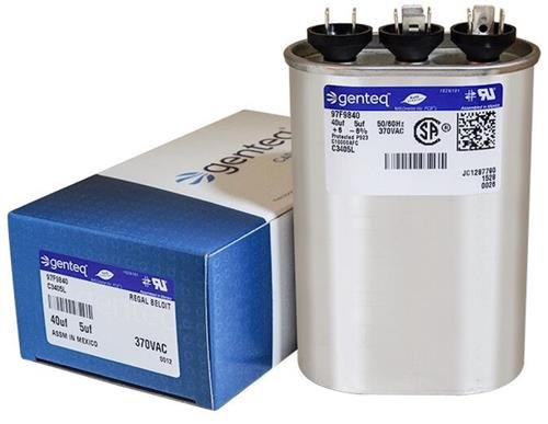 53H25-40 + 5 uf MFD 370 Volt VAC - Lennox Oval Dual Run Capacitor Upgrade