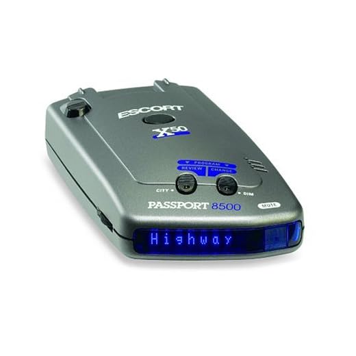 Escort Passport 8500 X50 Radar and Laser Detector (Blue Display) (Renewed)