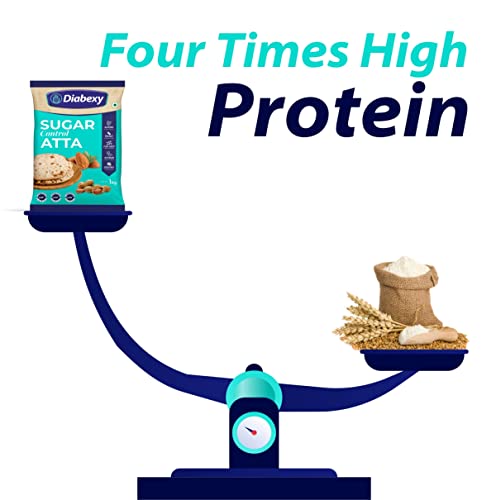 Diabexy Sugar Control Atta for Diabetics Pack of 3 (1 kg Each)