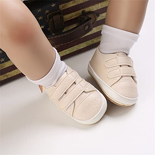 Baby Boys Girls First Walking Shoes Infant Non-Slip PU Leather Sneakers Toddler Newborn Loafers Flat𝘀 Shoes2
