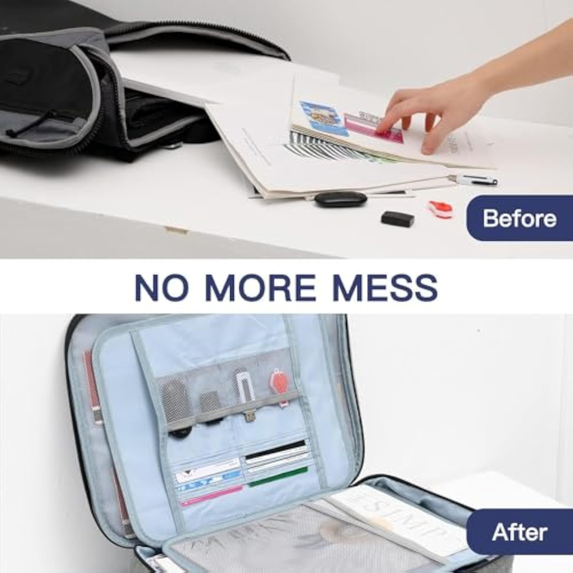 Layer A4 Paper File Folder Expandable Document Organizer