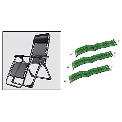 Generic 3pcs Outdoor Mobili Reclinabile Fasce per