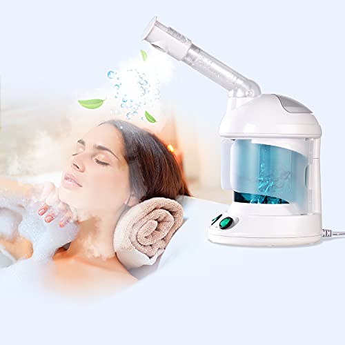 DYB Portable Facial Steamer, Nano Ionic Face Steamer with 360°Rotatable Sprayer,Mini Facial Steamer for Salon and Spa,1 Piece Headband and 4 Pieces Steel Skin Kits. - Image 6