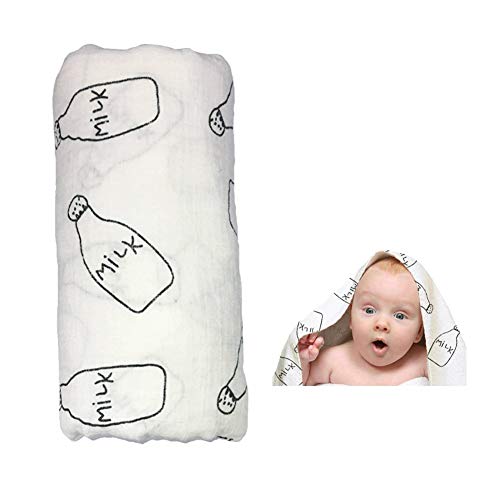 Image of AIVIAI Muslin Baby Swaddle Blankets Baby Long Ripple Wrap Toddler Blankets
