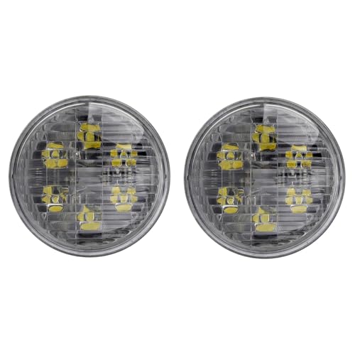 Hooma Luz Trabajo Par36 Sellada 4,5 Pulgadas Focos Led Tractor Compatible con Massey Ferguson 165 John Deere Número de Pieza de Reemplazo 3786668M93 AF3892R AT25451 RE336111