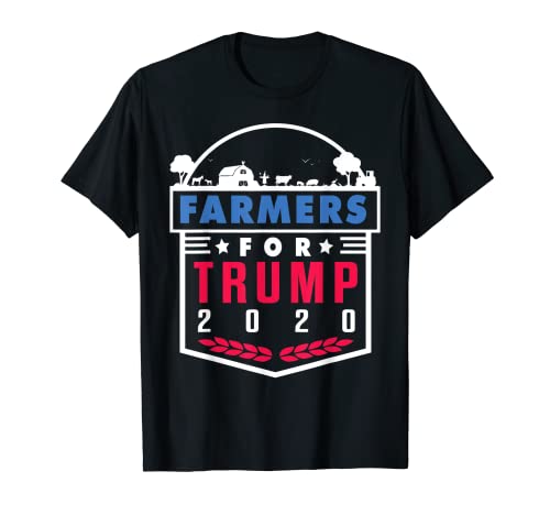 Agricultores para Trump 2020 Americana Gran Farmer Pro Trump EE.UU Camiseta