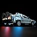 Kyglaring Light Kit Compatible with Lego Back to the Future Time Machine 10300 Building Blocks, Lights Only, Model Set Not Included, Classic Version