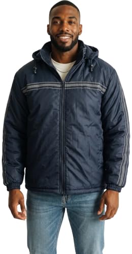 Image of ToBeInStyle Men's Zip Up Long Sleeve High Collar Polar Fleece Jacket
