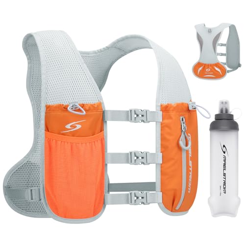 Maelstrom Running Vest, Lightweight Hydration Pack with 500ml Soft Flask