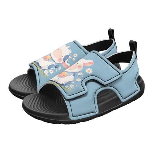 Hook and Loop Toddler Sandals for Girls - Non-slip, Comfortable, Stable, for Walking, Water Park and Beach3